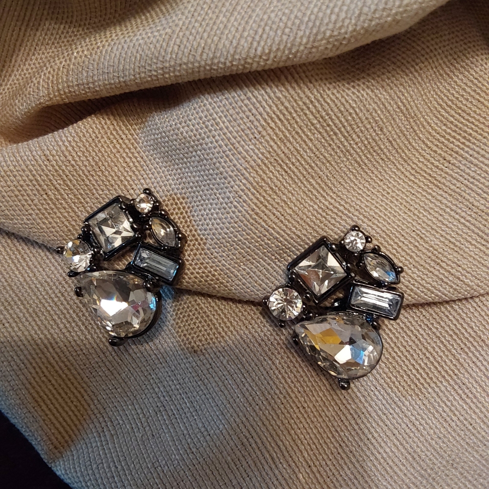 Chico's Statement Clip Earrings